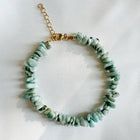 Larimar Beaded Gold Filled Bracelet