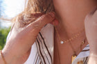 Wilder Solitaire Cz Necklace Gold Filled