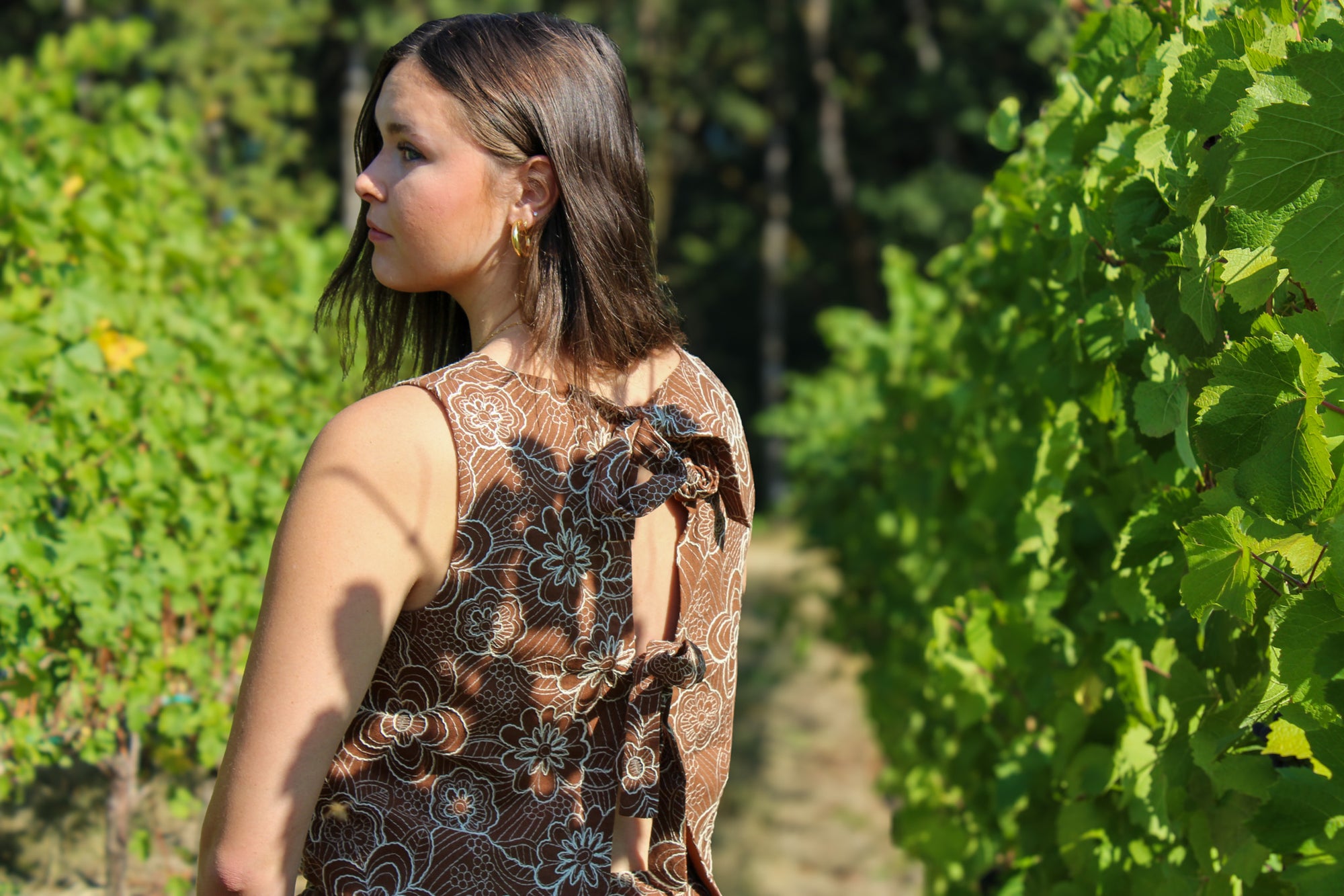 Wildrose Embroidered Top & Skirt Set