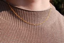 Starlight Sequin Layering Gold Filled Necklace