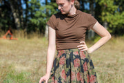 Marrow Mock Cowl Neck Top