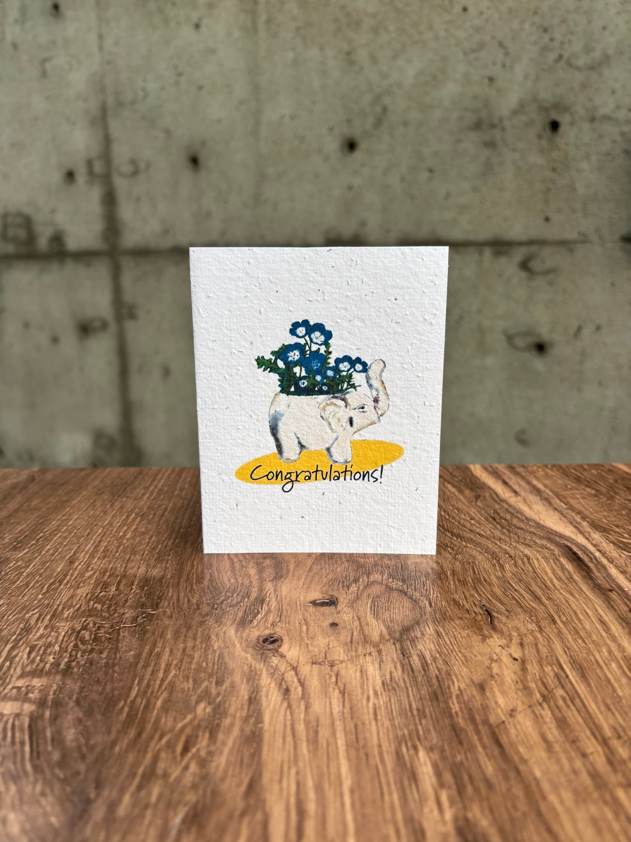 Congratulations! Plantable Seed Card