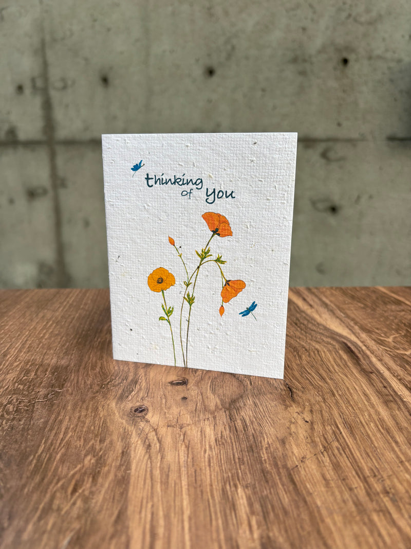 Thinking Of You Plantable Seed Card