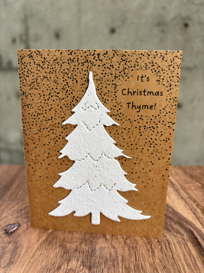 It's Christmas Thyme! Plantable Seed Card