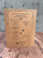 It's Christmas Thyme! Plantable Seed Card
