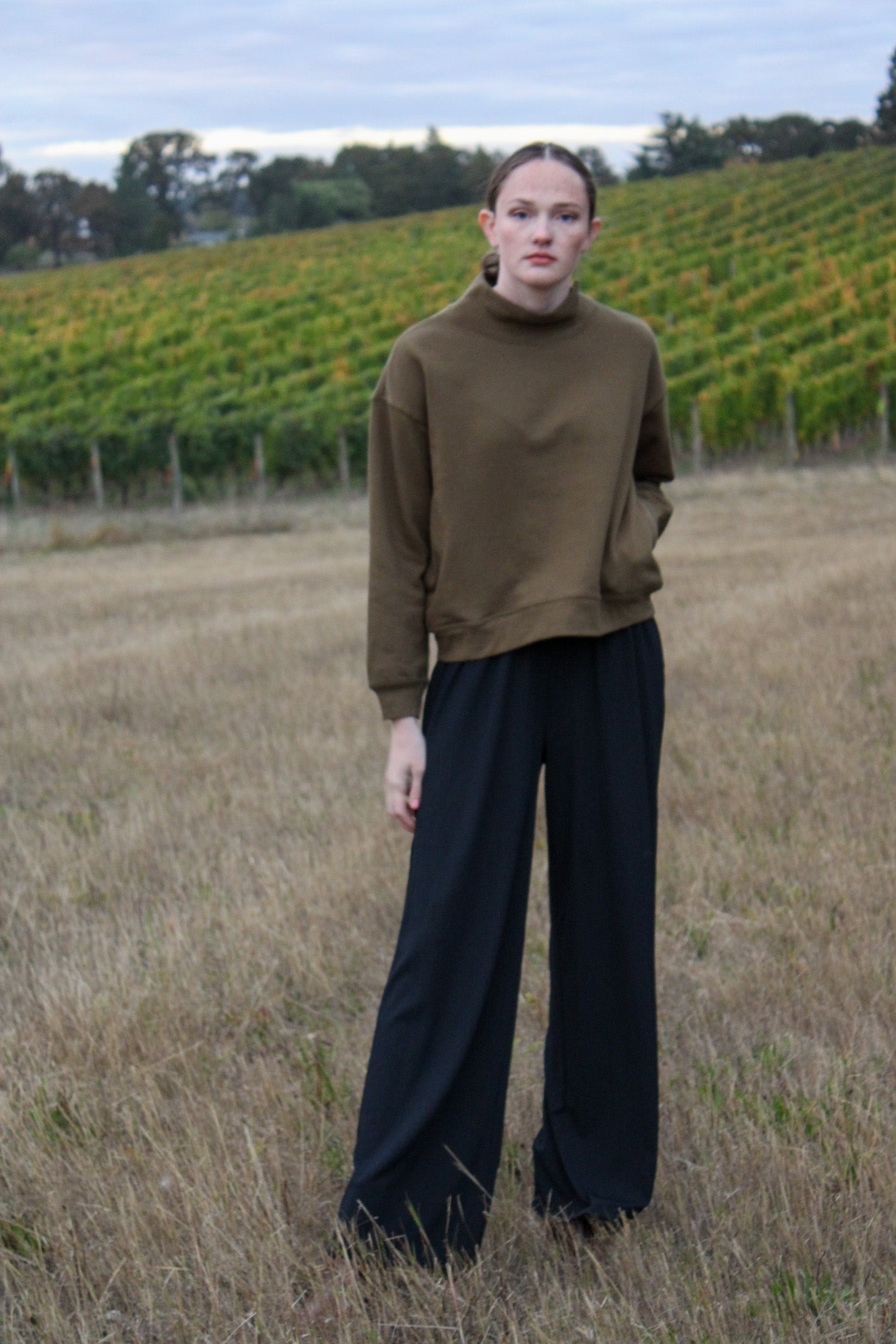 Wilder Mock Neck Pullover Sweater