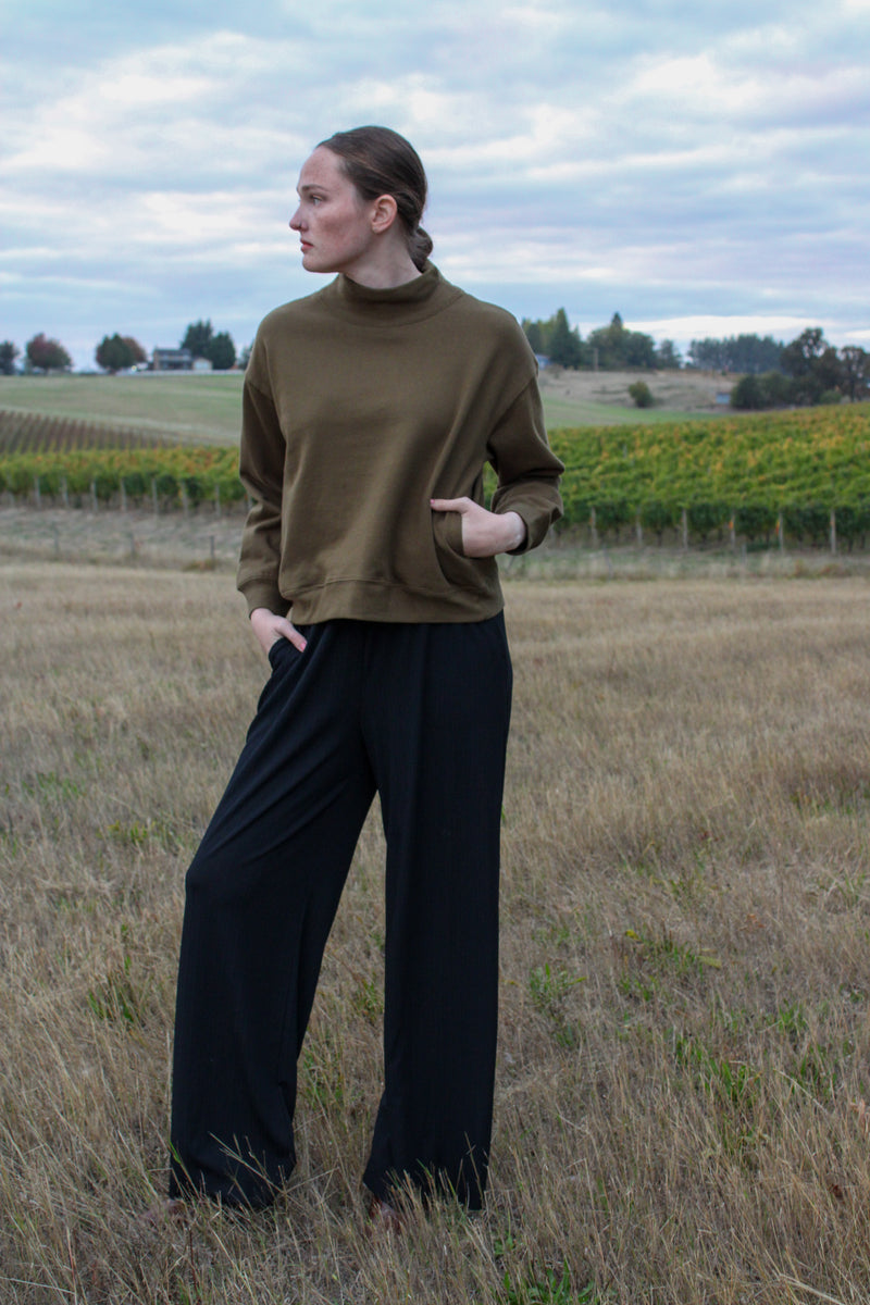 Wilder Mock Neck Pullover Sweater