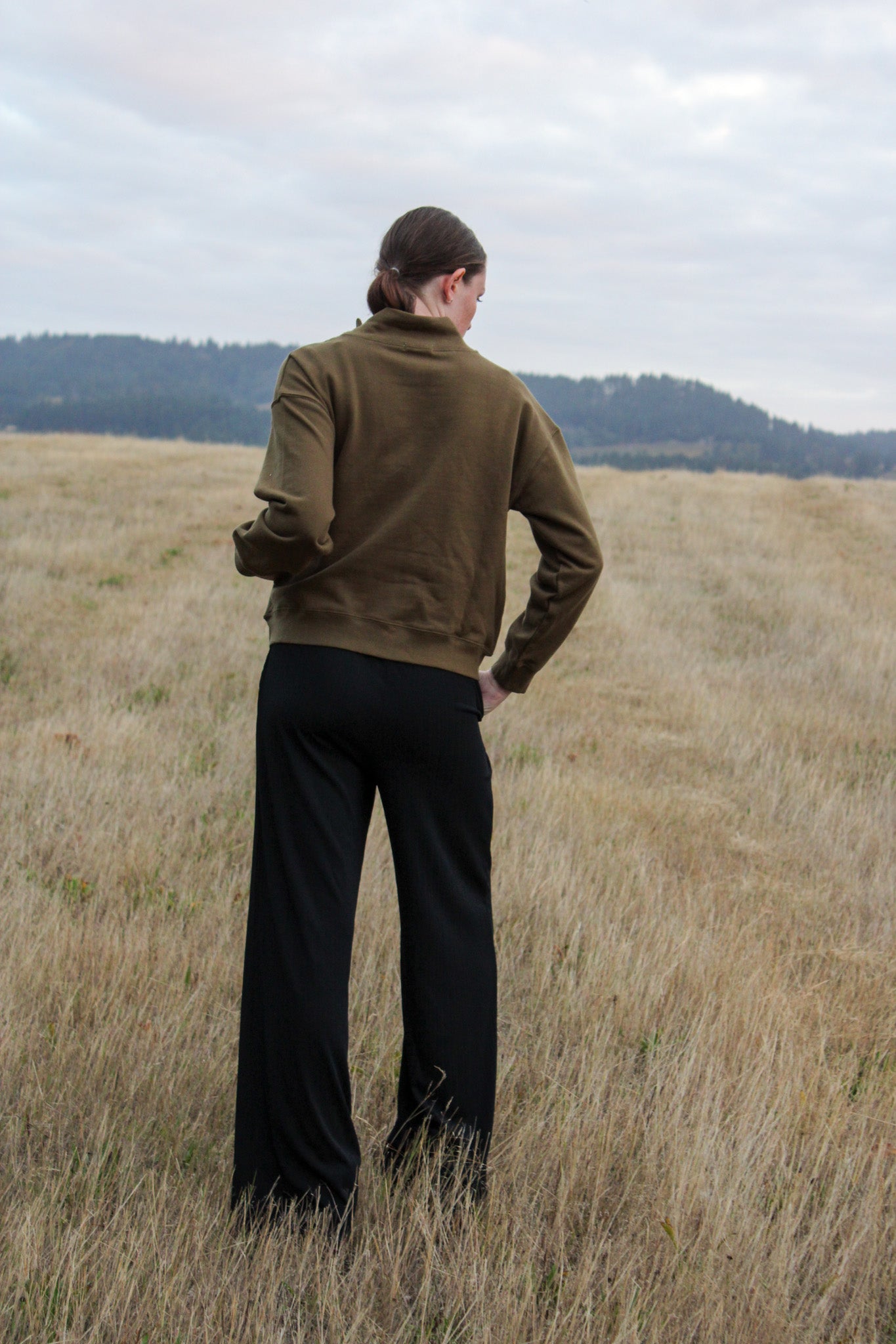Wilder Mock Neck Pullover Sweater