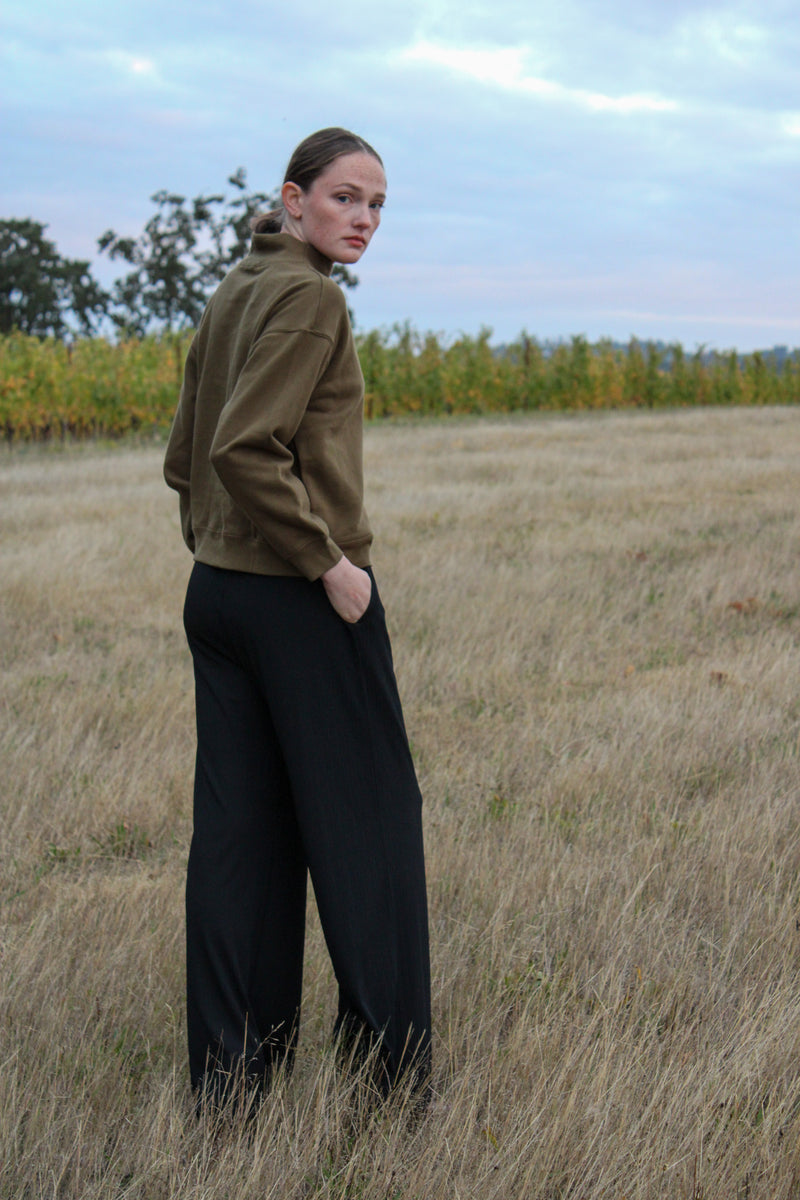 Wilder Mock Neck Pullover Sweater