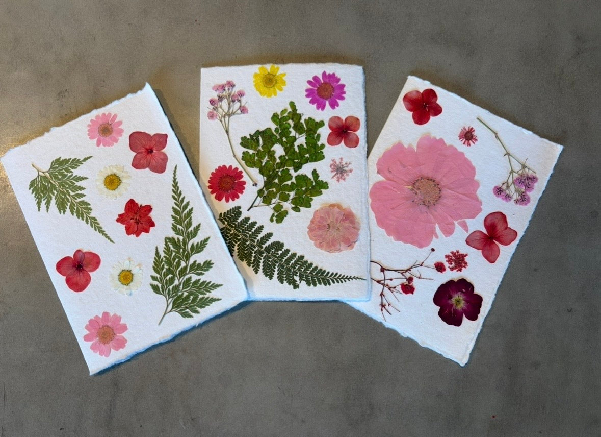 Pressed Flower Card
