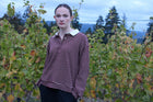 Fallow Striped Half Button Up Collared Pullover