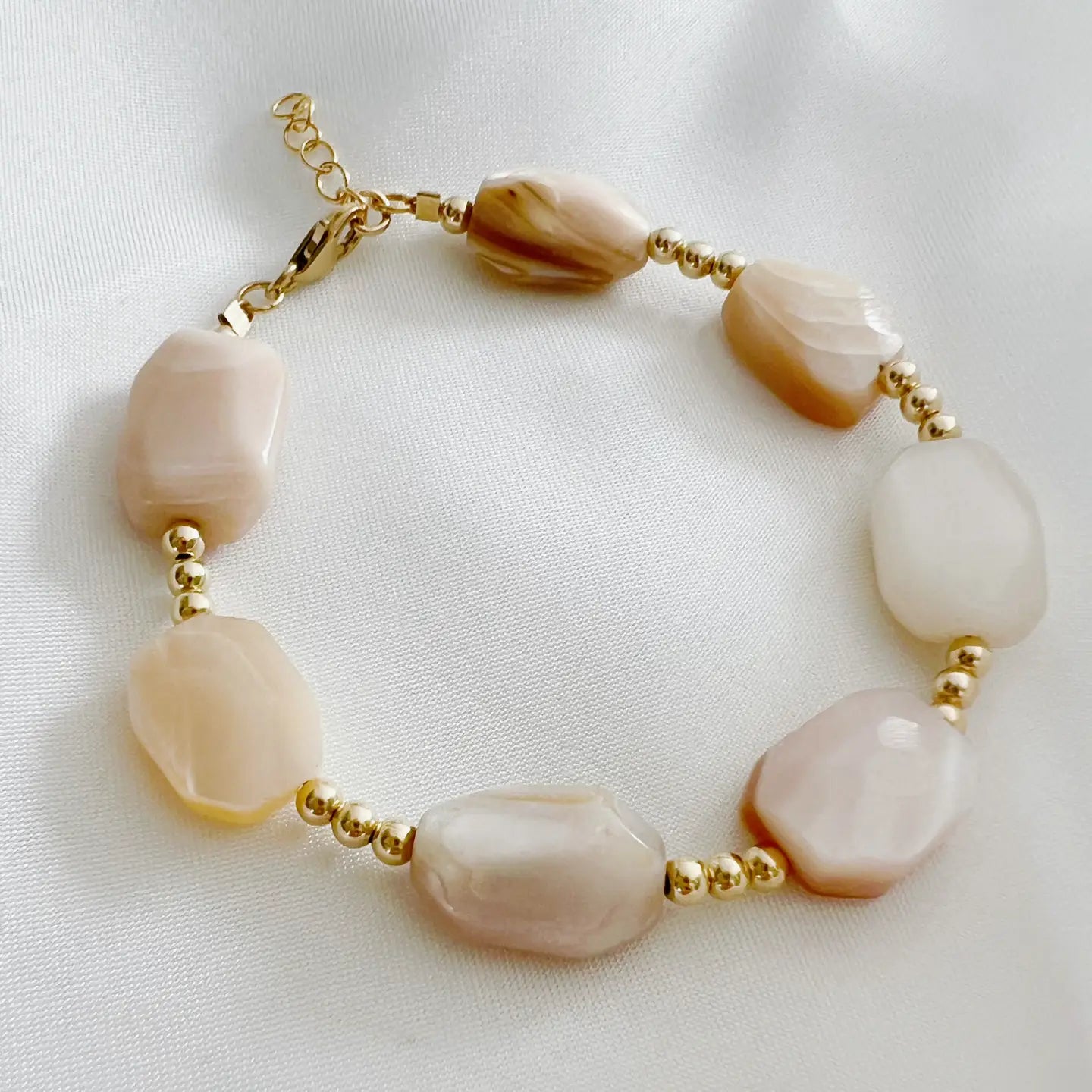 Stillwater Mother Of Pearl Gold Filled Bracelet