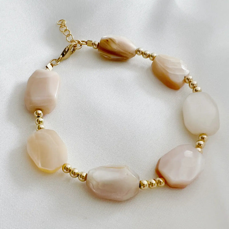 Stillwater Mother Of Pearl Gold Filled Bracelet