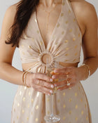 Prairie Sky Sequin Chain Gold Filled Necklace