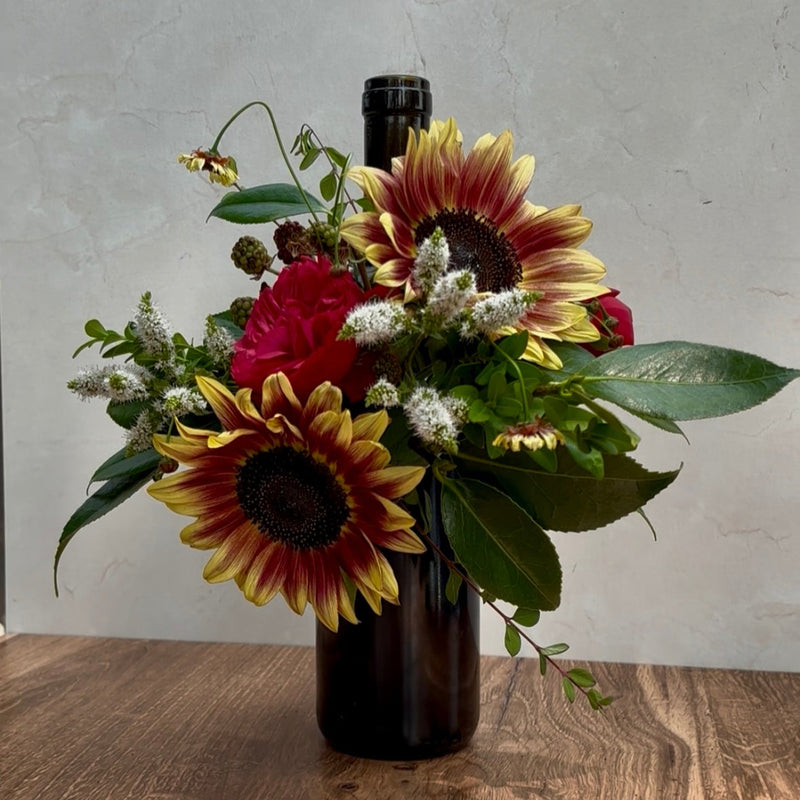 Clip on Bouquet for Wine Bottle